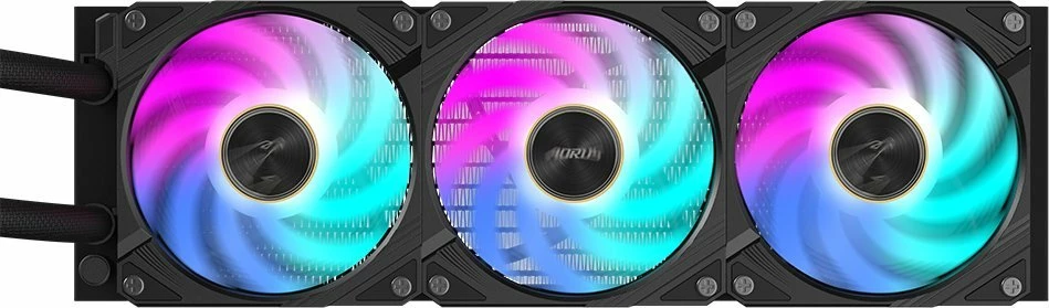 Sistem ftohje me ujë AIO Gigabyte Aorus WaterForce X II 360, radiator 360mm, 3x120mm ARGB, LCD, i zi