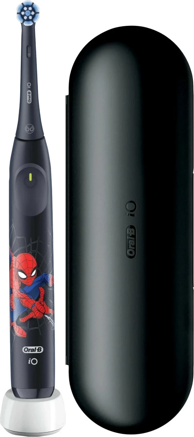 Furçë dhëmbësh elektrike Oral-B iO Kids Marvel Spiderman, 3 mënyra pastrimi, me etui, e zezë