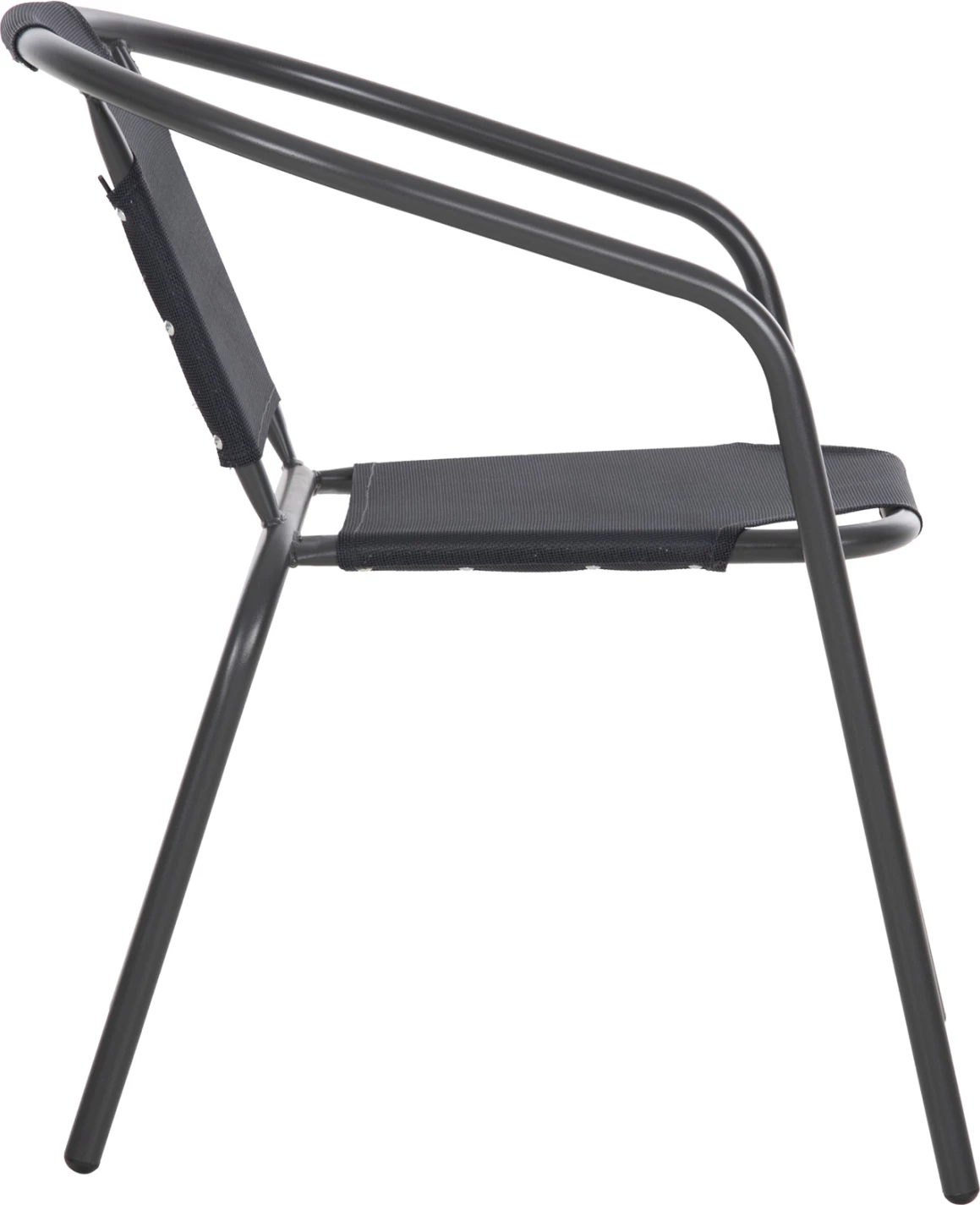 Karrige për jashtë LEDAN FH5977.01 metal & textilene, ngjyrë gri, 55x58x72H cm