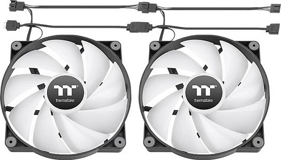 Ventilator për kasë PC Thermaltake CT200 ARGB Sync, 200mm, 4-pin PWM, i zi