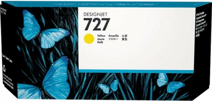 Patron boje HP 727 F9J78A 300 ml DesignJet verdhë