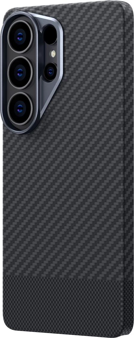Mbështjellës AmazingThing Titan Max për Samsung Galaxy S26 Ultra, aramid 1500D, mbrojtje rënie 3.6 m, unazë magnetike, i zi TwoTone