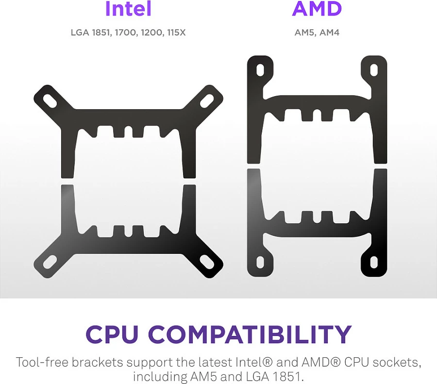 Ftohës uji AIO NZXT Kraken Plus V2 240mm, RGB, Display TFT, i bardhë