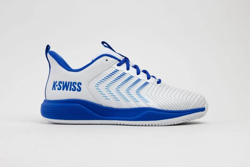 Atlete K-Swiss ULTRASHOT LIGHT CLAY, të bardha/blu