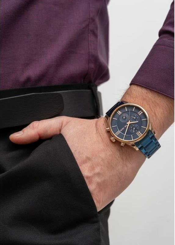 Orë dore për meshkuj Paul Lorens, blu