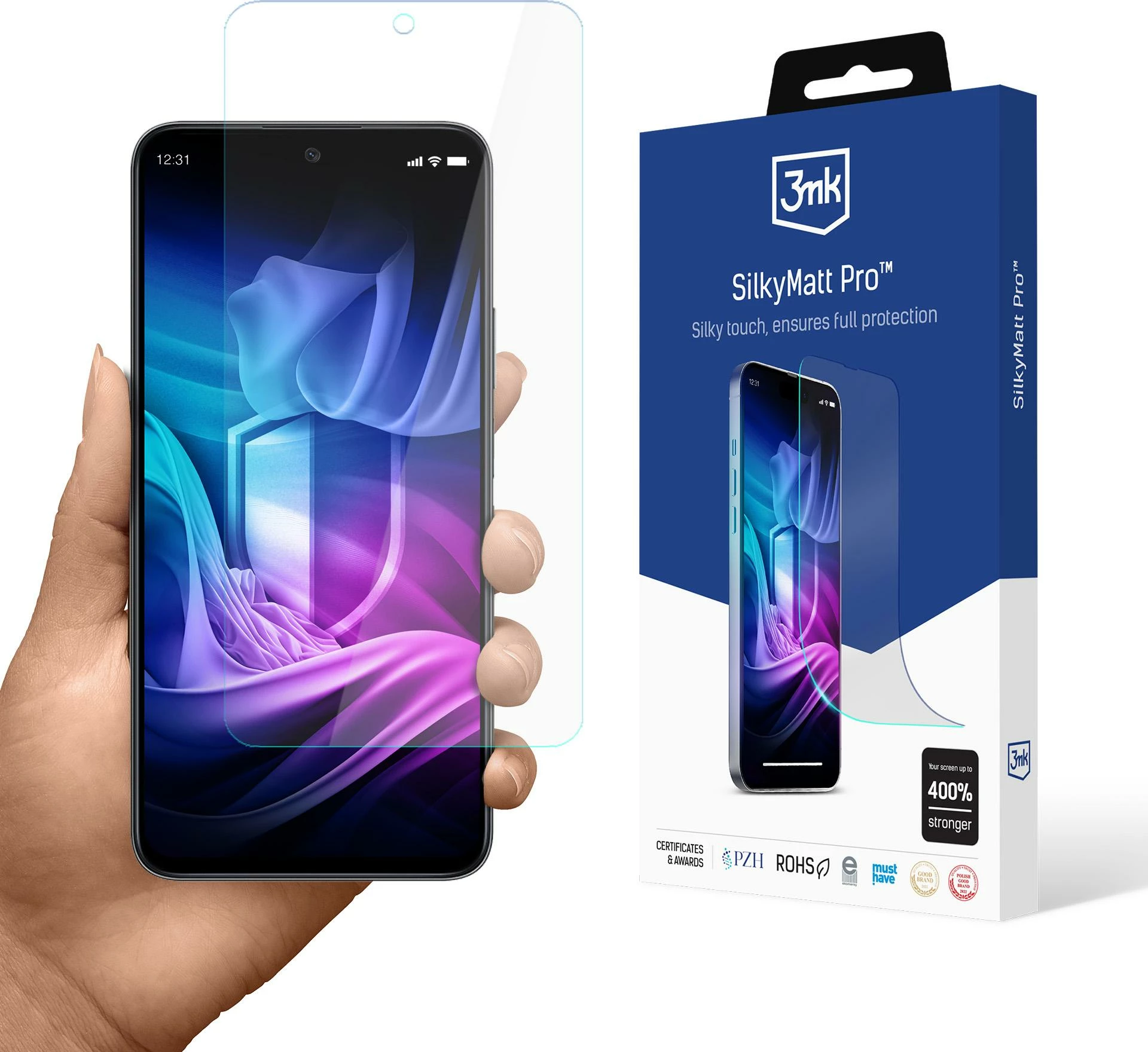 Folje mbrojtëse matte 3mk SilkyMatt Pro për Honor 20