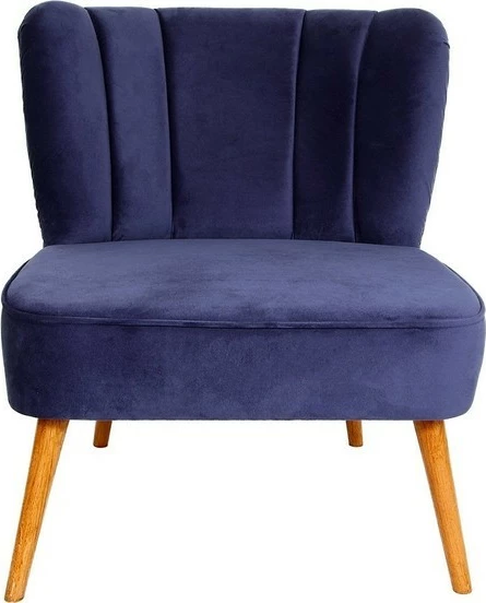 Karrige Wing Atelier del Sofa, Moon River, ngjyrë kaltër e errët