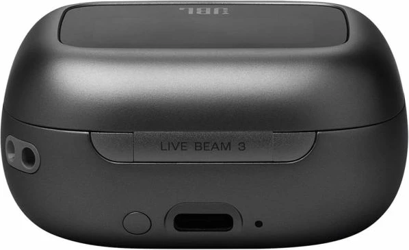 Kufje JBL Live Beam 3, wireless, me mikrofon, Smart Charging Case me ekran 1.45\", ANC, 48 orë, e zezë