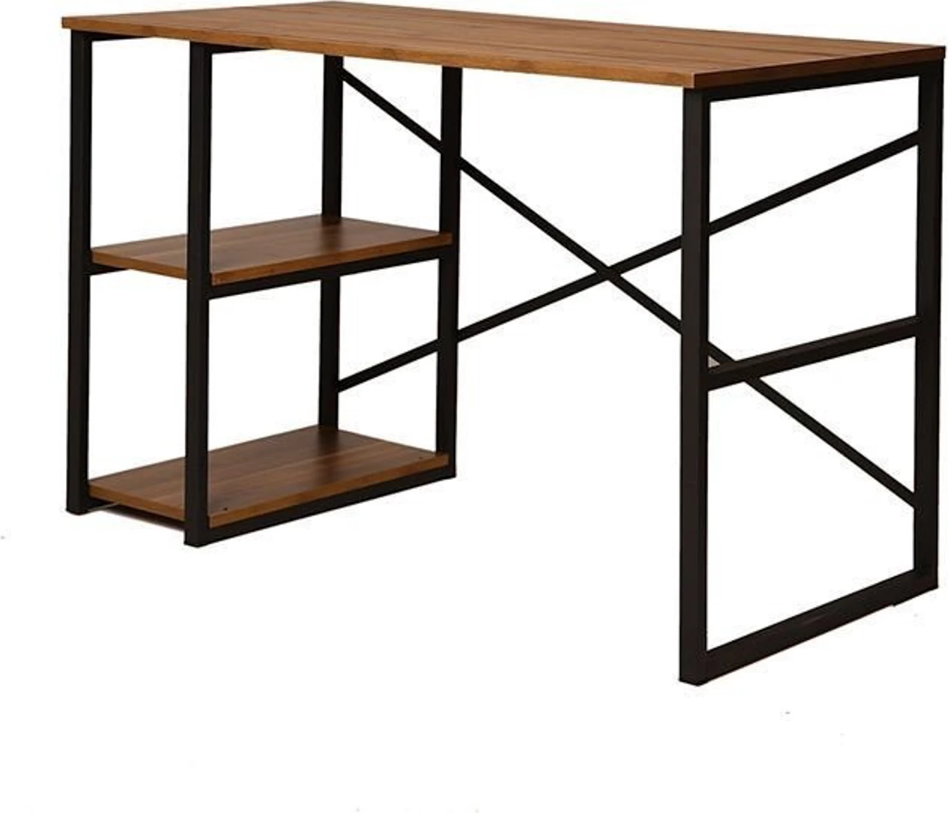 Tavolinë pune për studim, Skye Decor, Athena Metal, ngjyrë Atlantic Pine dhe e zezë