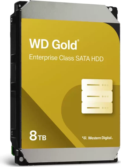 Hard disk intern WD Gold WD8005FRYZ 8TB 3.5\" SATA 6Gb/s 7200rpm 256MB, ngjyrë ari