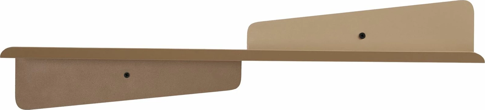 Raft dekorativ metalik për mur, ngjyrë taupe, Skye Decor, Vlnt123Cp
