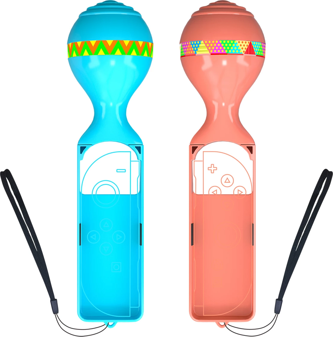 Set aksesorësh lojërash 23-në-1 për Nintendo Switch 2, Hurtel Family Accessory Pack 2, plastikë, portokalli e kaltër, set 23 pjesë