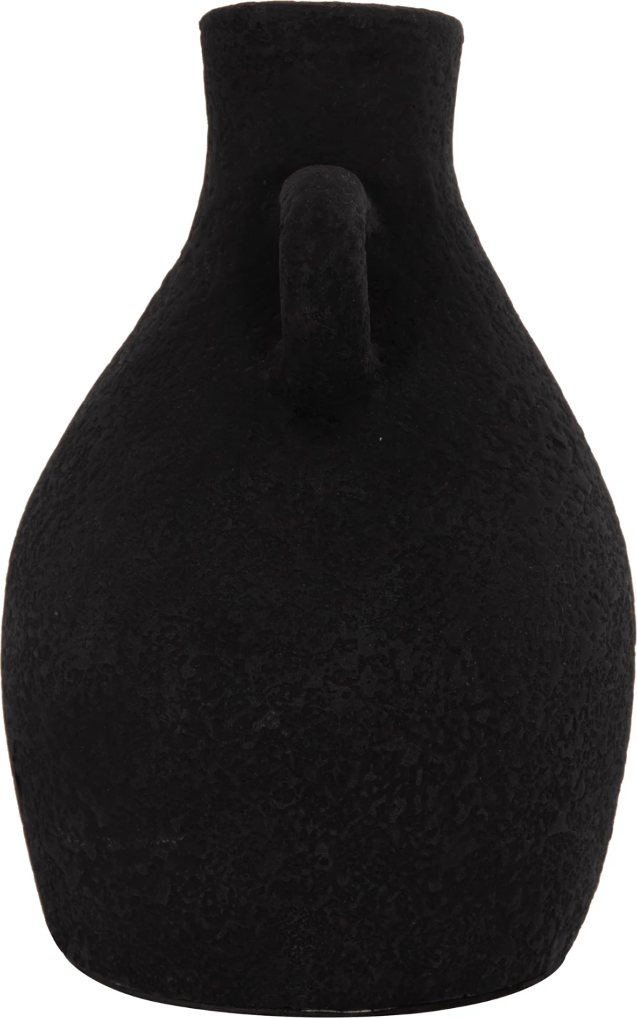Vazo dekorative tavoline DECANT, terrakotë e zezë, FH4667.01L, 14x21cm