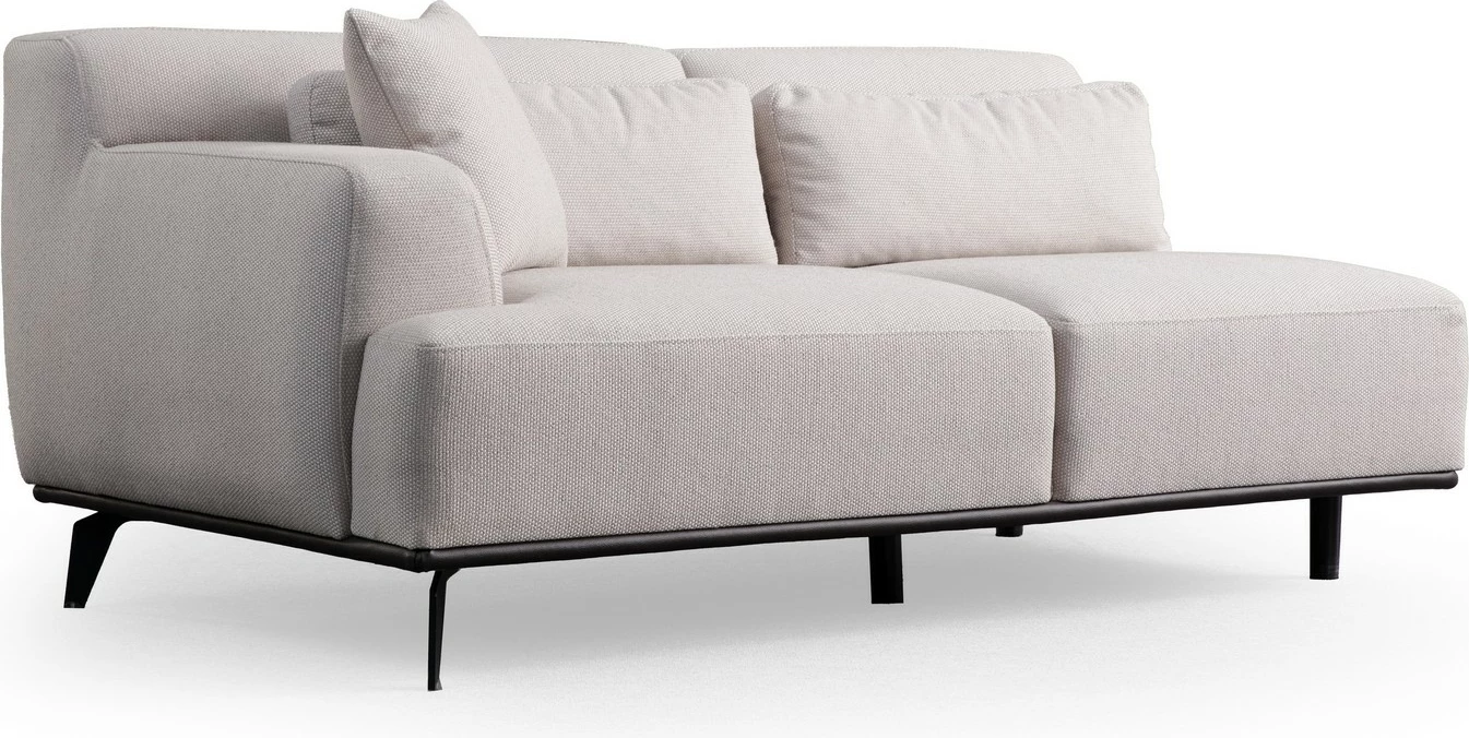Kënd-sofë Atelier del Sofa, Jaguar Corner L2-Chl, e bardhë