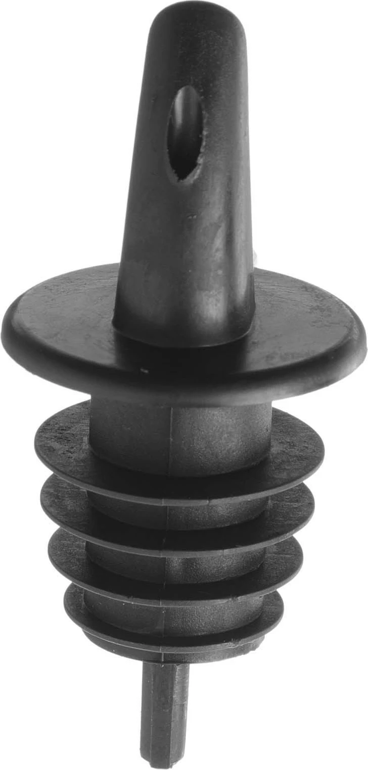 Derdhës shishe, Bar Up, EVA Free Flow Pourer, EVA, set 6 copë, e zezë/transparent/portokalli