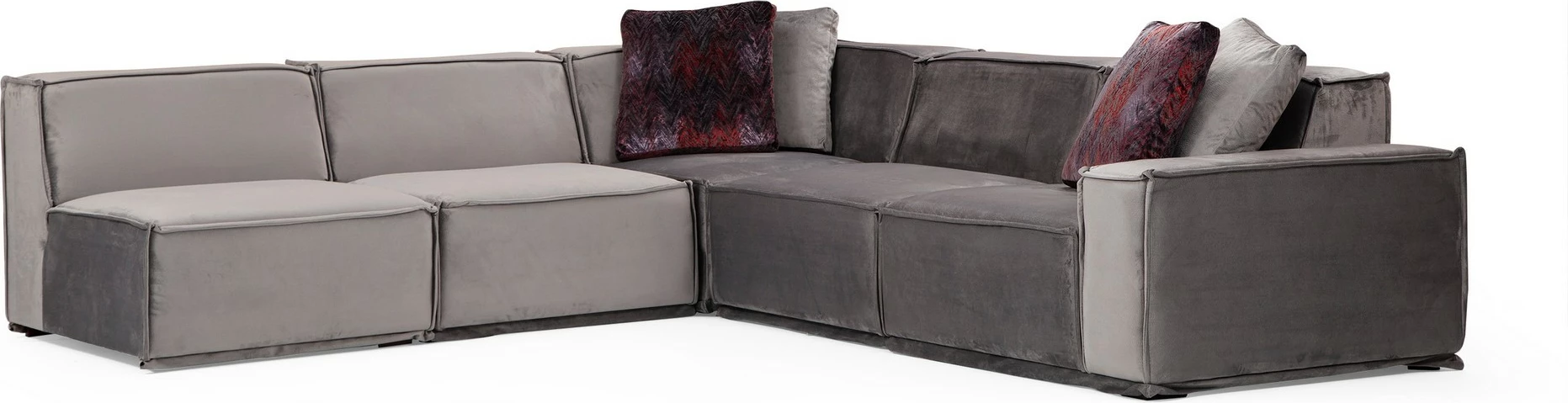 Këndare Atelier del Sofa, Lego Corner 5 (O1-O1-C-O1-1R), gri, set me 5 pjesë