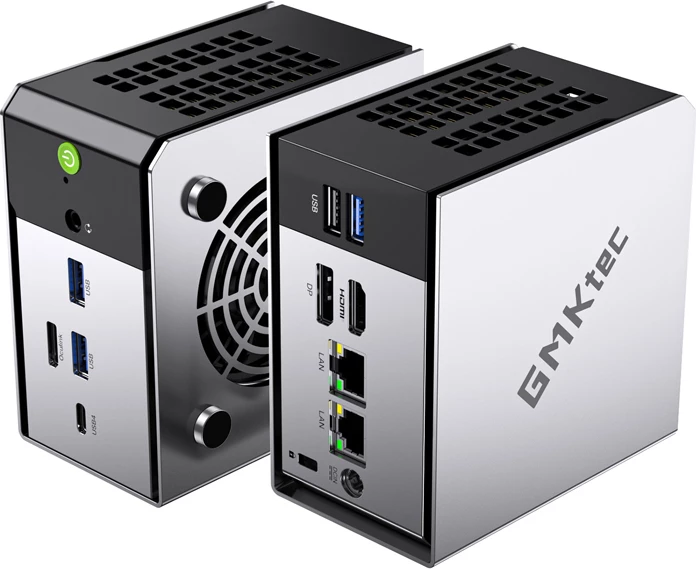 Mini kompjuter GMKtec M8 Ryzen 5 PRO 6650H 16GB RAM 512GB SSD Windows 11 Pro, argjend/e zi