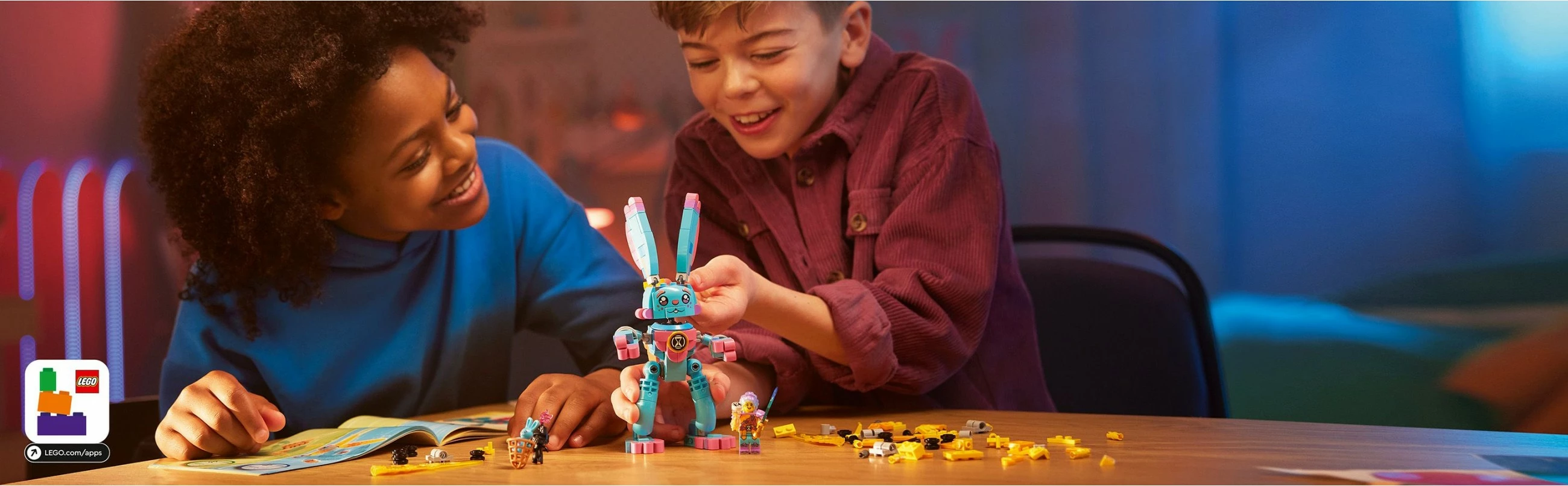 Set ndërtimi LEGO DREAMZzz 71453 Izzie dhe Bunchu, 259 pjesë, shumëngjyrësh