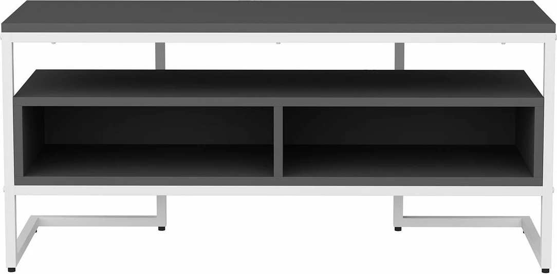 Komodë TV Skye Decor, Merrion, e bardhë dhe antracit