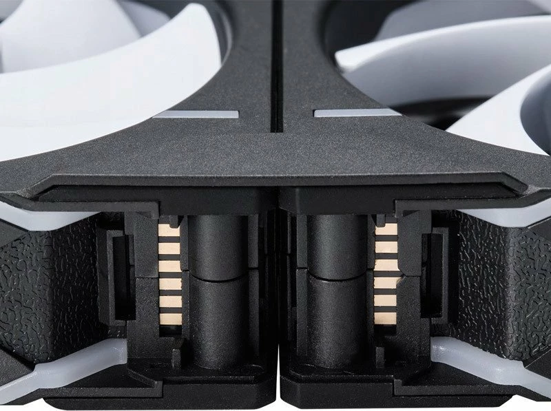 Ventilator kasë PC Phanteks D30-120 D-RGB Reverse, 120mm, PWM 4-pin, 3 copë, i zi