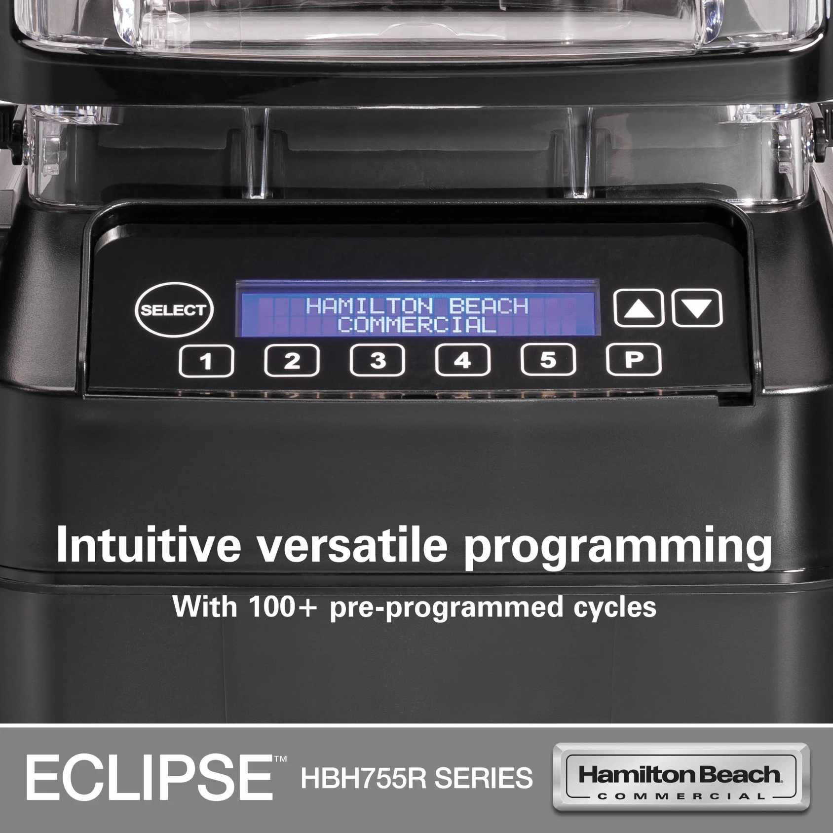 Blender komercial Hamilton Beach Commercial HBH755R-CE 64oz/2L me QuietBlend dhe Wave~Action, i zi