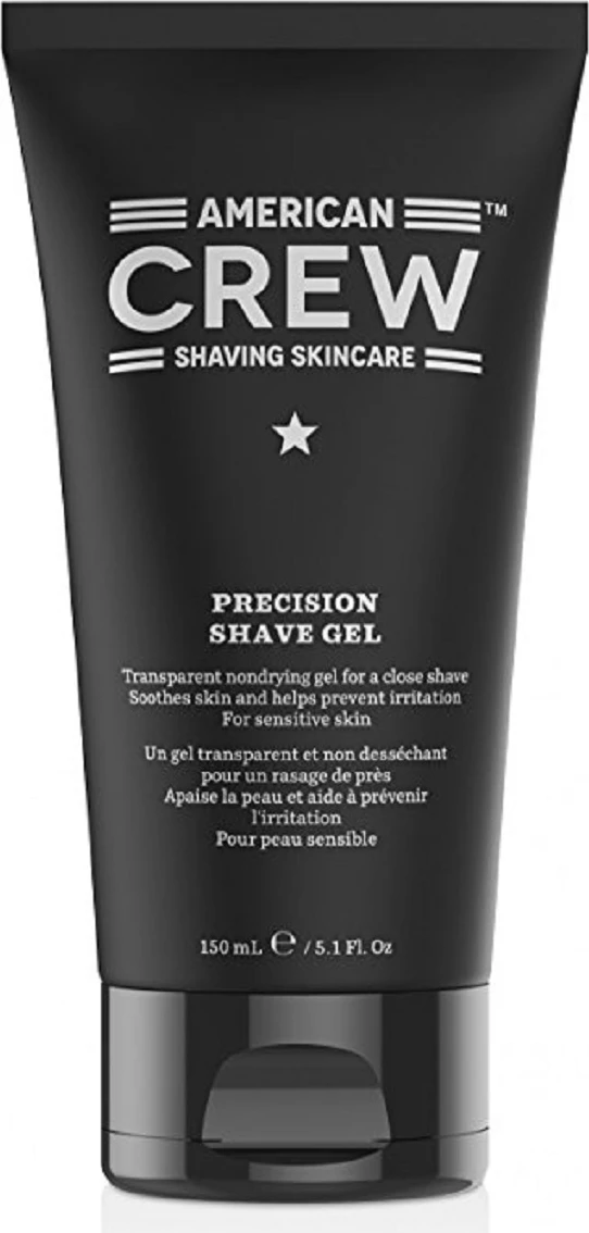 Xhel për rruajtje American Crew Precision Shave Gel për burra, 150ml