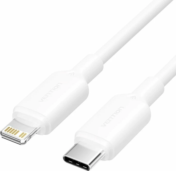 Kabëll USB-C në Lightning Vention, i bardhë