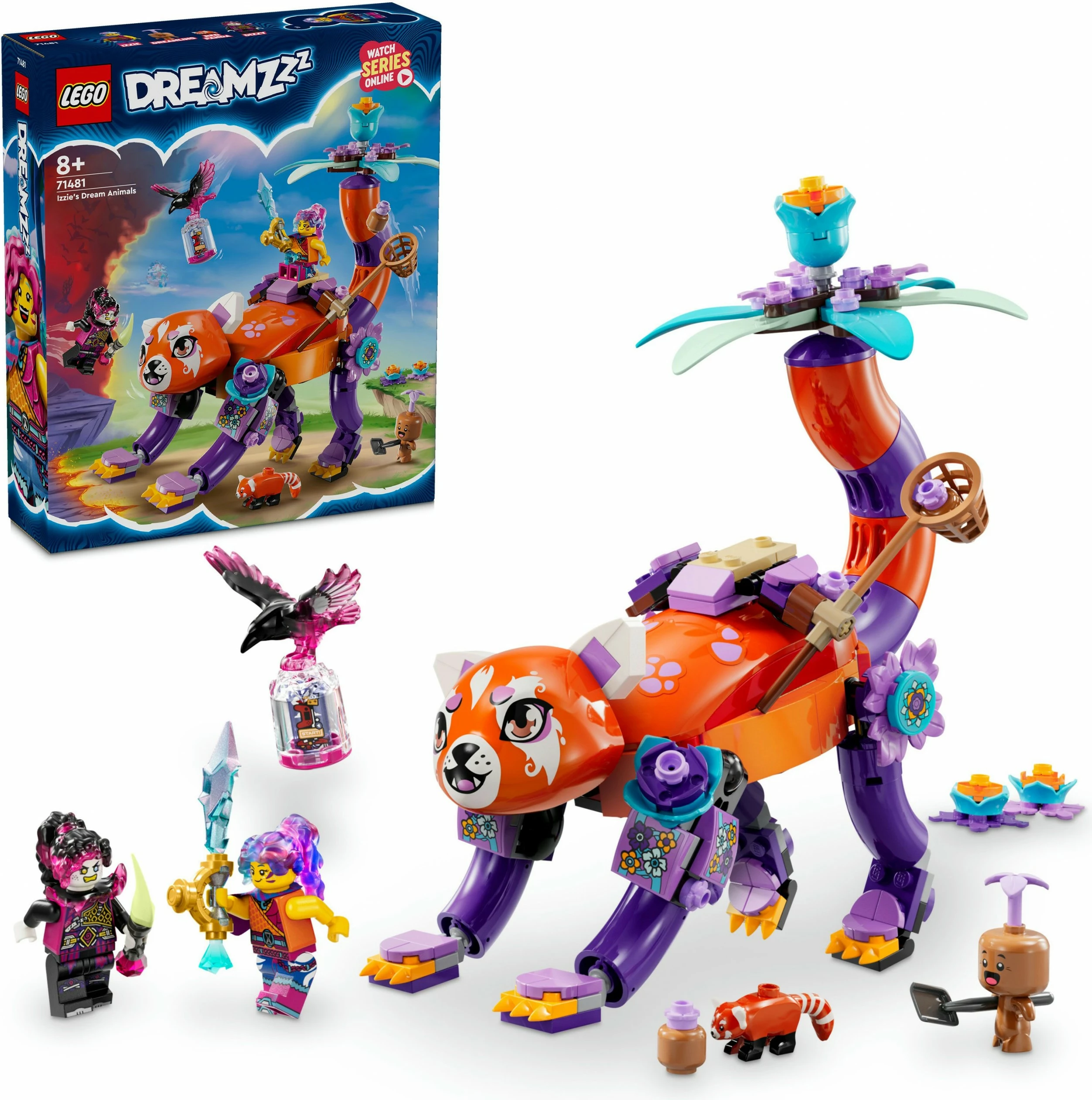 Set ndërtimi LEGO DREAMZzz 71481 Izzies Traumtiere, 328 pjesë, shumëngjyrësh