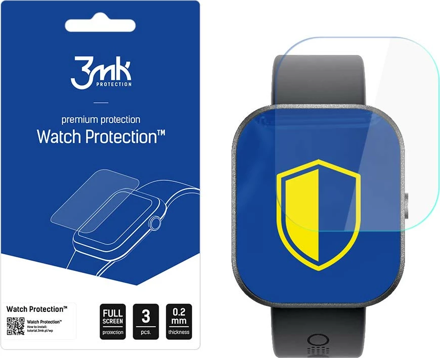 Film mbrojtës për smartwatch 3mk Protection Watch Protection ARC+ për Nothing Watch Pro, 3 copë