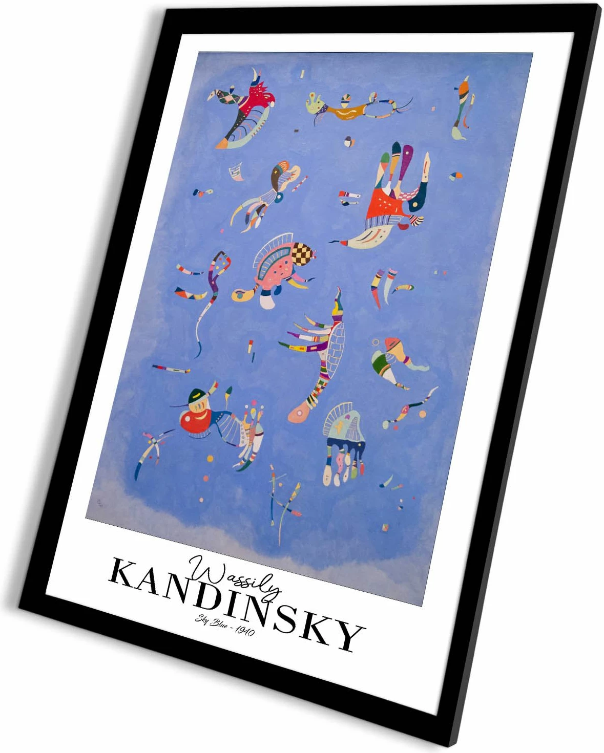 Pikturë dekorative me kornizë, Wallity, 4262SYHKANDINSKY-030, shumëngjyrëshe, 42x62cm