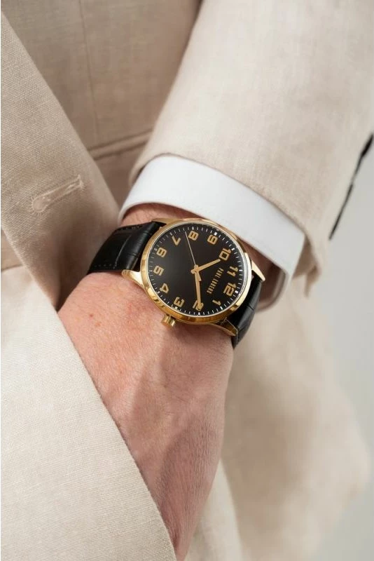 Orë dore për meshkuj Paul Lorens, e zezë