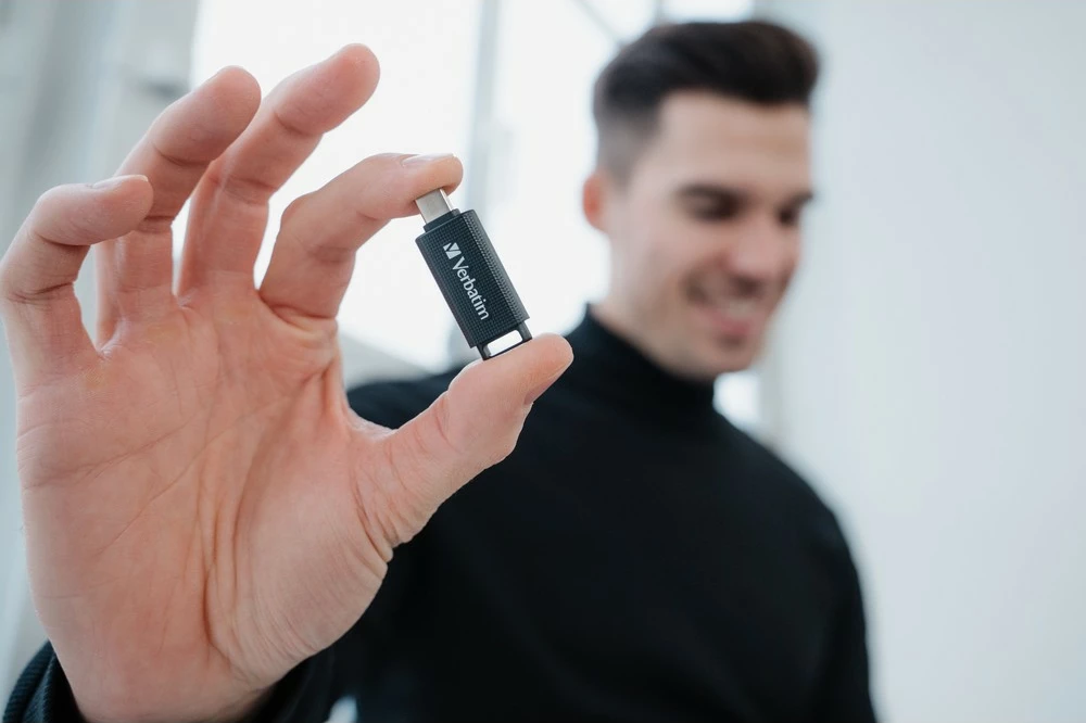 USB Verbatim Store 'n' Go 128GB, USB Type-C, 3.2 Gen 1, e zezë