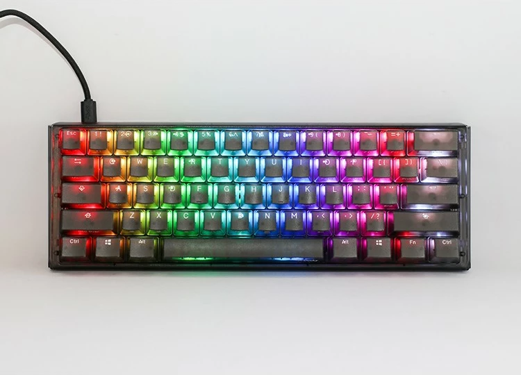 Tastierë mekanike Ducky One 3 Mini, RGB, Cherry MX Red, USB Type-C, e zezë