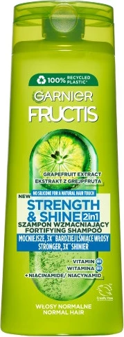 Shampon për femra Garnier Strength & Shine 2in1 për flokë normale, 400ml