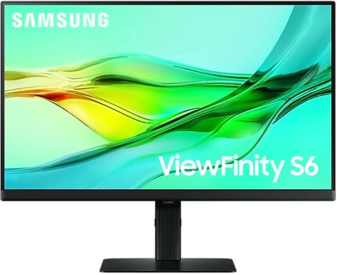 Monitor Samsung ViewFinity S6 LS24D600UAUXEN, 24", QHD, IPS, 100Hz, USB-C, KVM, Zi