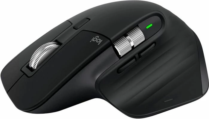 Maus Logitech MX Master 3S for Business, wireless, 8000 DPI, Logi Bolt + Bluetooth, USB-C, Graphite, OEM