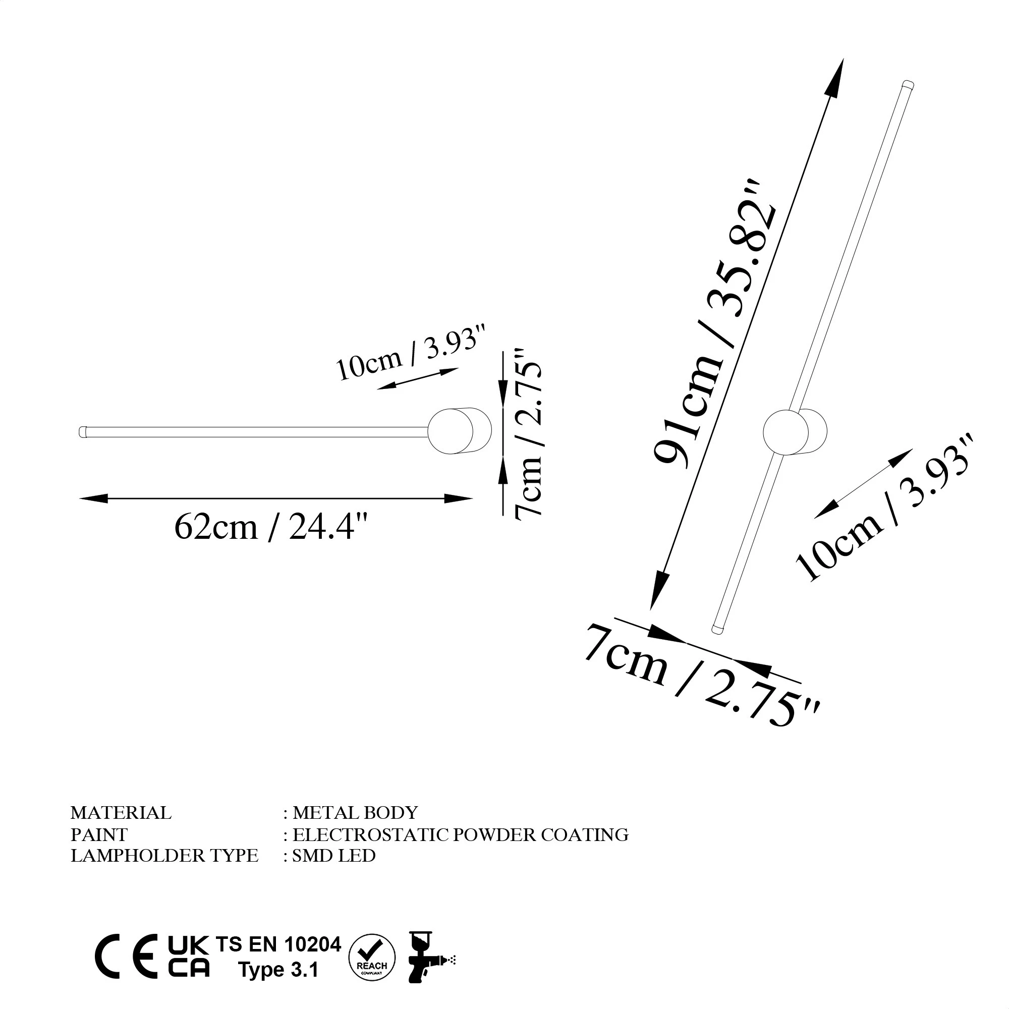 Llambë muri Opviq, Sword - 13491