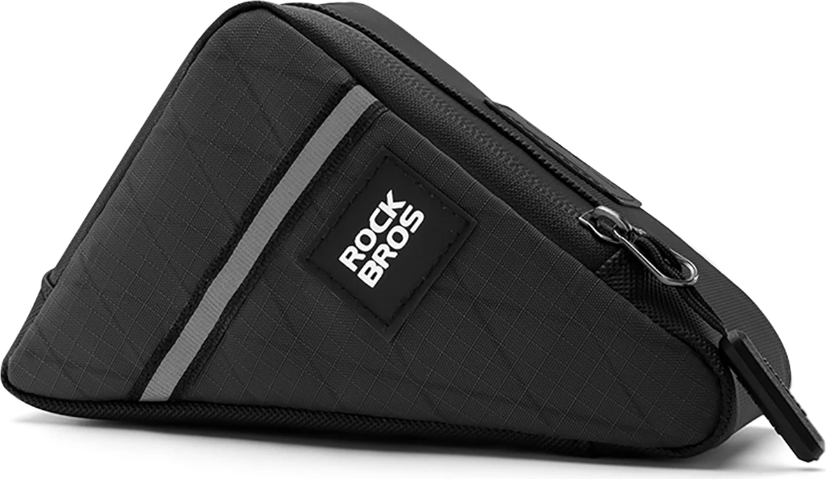Çantë trekëndore biçiklete Rockbros 30180025001, 0.3L, e zezë