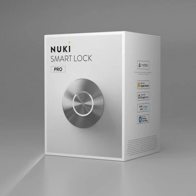 Bravë inteligjente Nuki Smart Lock PRO, wireless, argjend