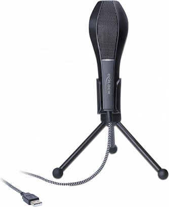 Mikrofon konference USB DeLOCK 65939, omnidireksional, 16-bit/44.1 kHz, i zi
