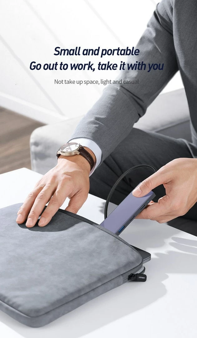HUB Tech Time 4 IN 1 USB A3.1*2+Type-C*2 USB Hub Type-C 3.1 cable 0.23M