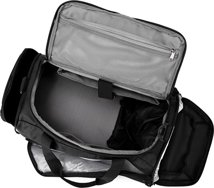 Çantë fitnesi, 60x26x26 cm, e zezë