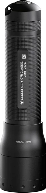 Llampë dore Ledlenser C7R Classic 503150, 1000 lm, bateri e rikarikueshme, IP54, e zezë