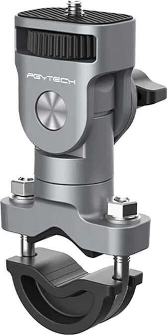 Mbajtës timoni për kamerë sportive dhe celular, PGYTECH P-GM-172, U-bolt, rrotullim 360°, kënd 180°, tub 12.7–33 mm, vidë 1/4", aliazh alumini