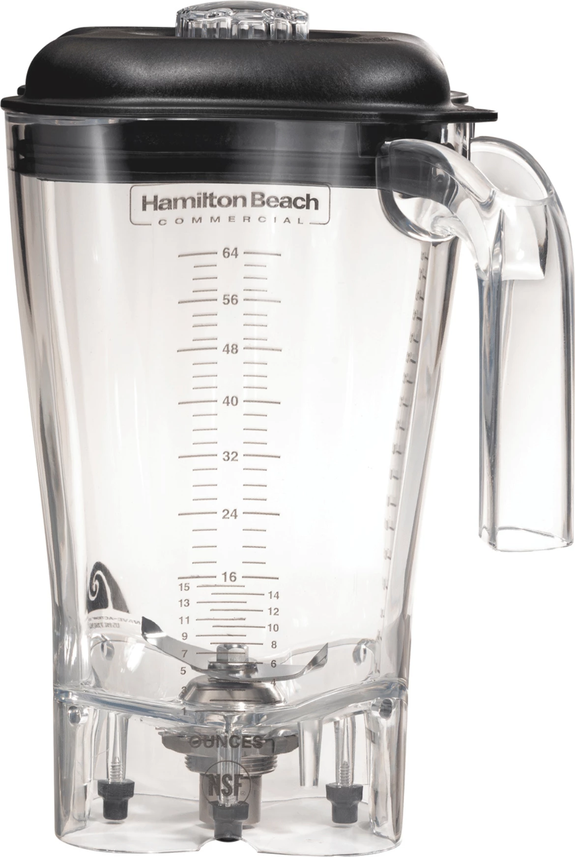 Enë blenderi, Hamilton Beach Commercial, për HBF600R-CE, 1.8 L, kopoliester, transparente