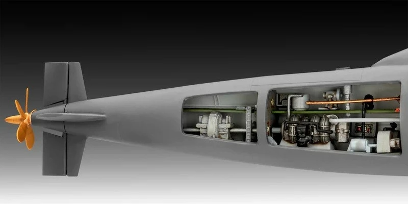 Model plastik anije nëndetëse Revell S.S.B. Abraham Lincoln, 1:253, 158 pjesë