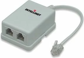 Splitter/Filter DSL Intellinet Network Solutions 201124, i bardhë
