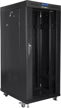 Kasë, LANBERG FF01-6827-12BL, 19" RACK, 27U, e zeze