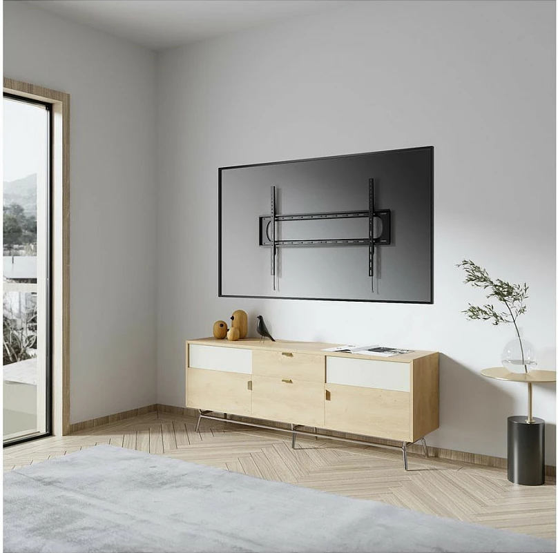 Mbajtëse muri për TV VALUE, fikse, 60-120", deri 120 kg, VESA 900x600, e zezë