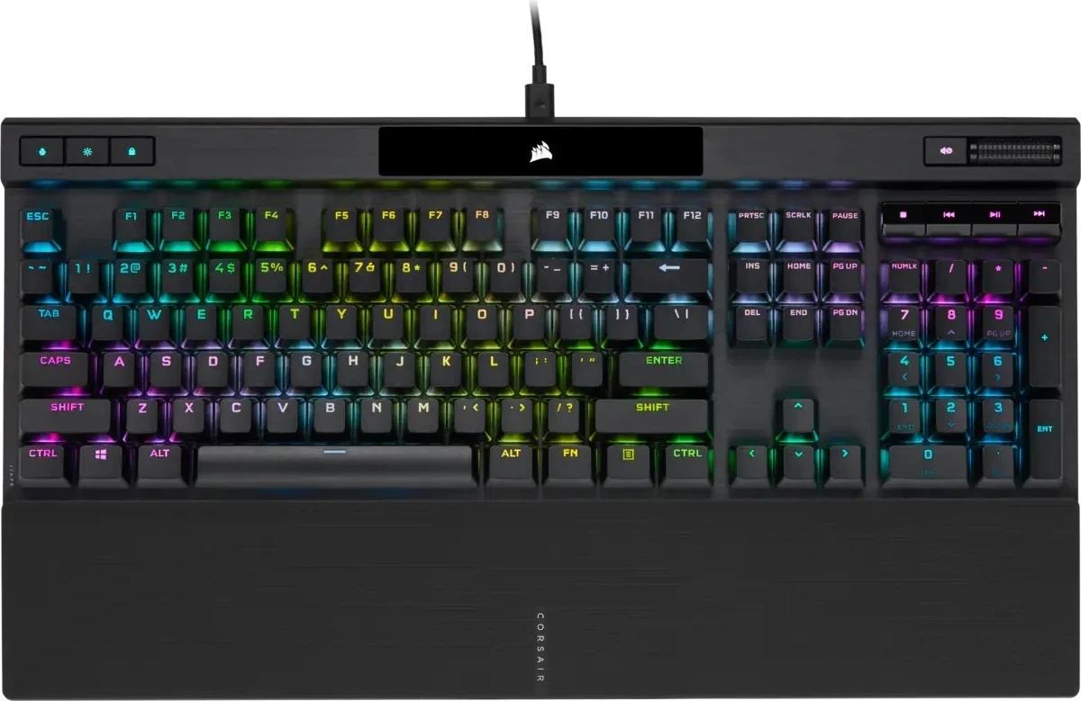 Tastierë Corsair K70 Pro Blk-Opx Silver RGB, me ndriçim RGB, e zezë